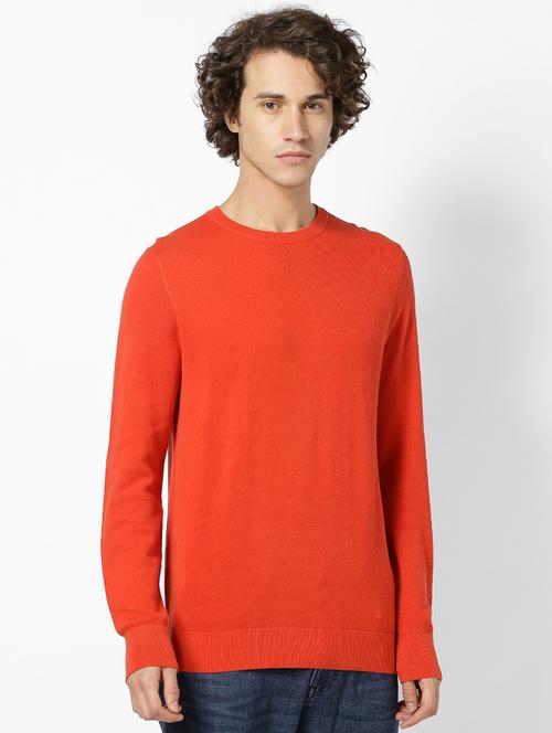 red solid pullover - 17496056 - Very Small Image - 1