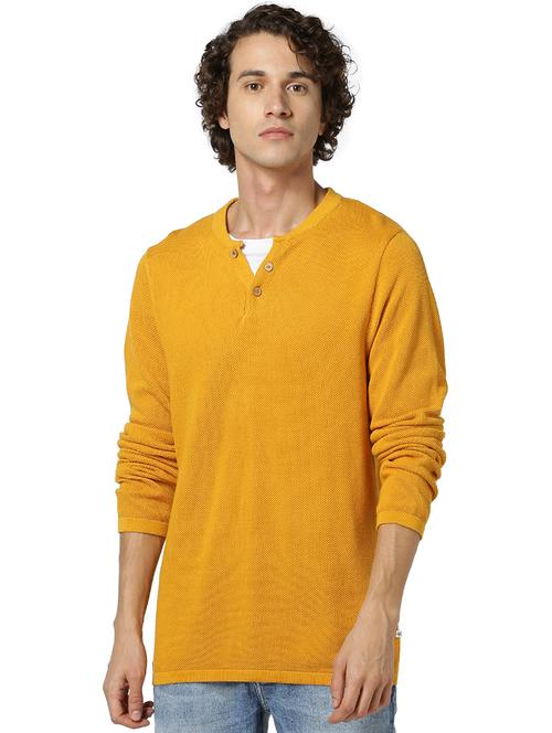 yellow solid pullover - 17496060 - Very Small Image - 1