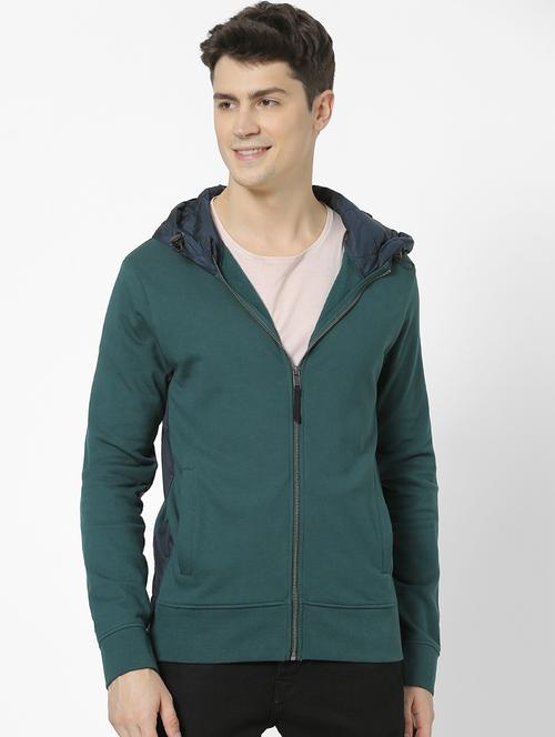 green solid sweatshirt - 17496107 - Very Small Image - 1