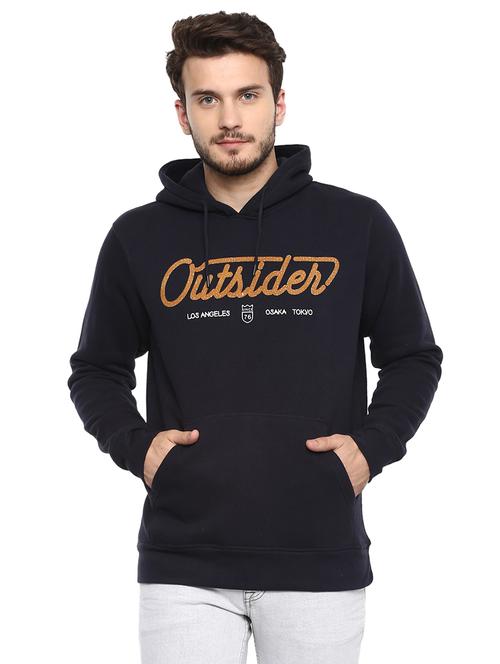 navy blue printed sweatshirt - 17496773 - Very Small Image - 1