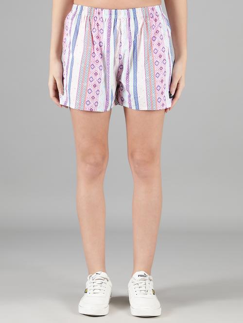 mid rise printed shorts - 17496875 - Very Small Image - 1