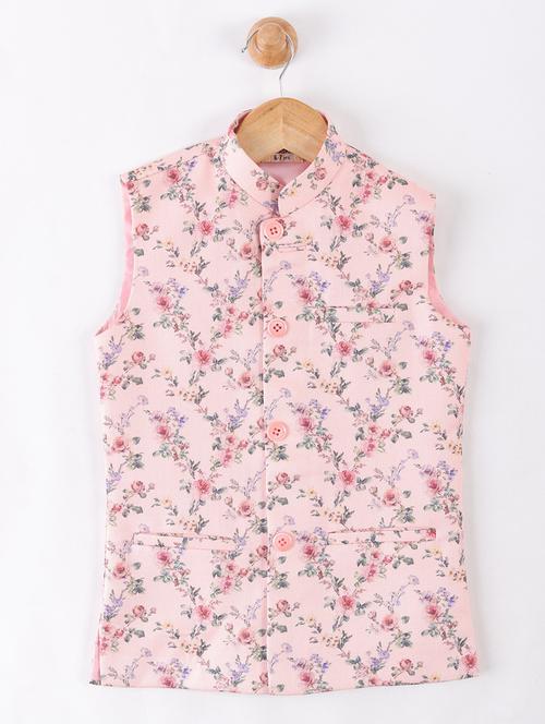mandarin neck floral jacket - 17498906 - Very Small Image - 1