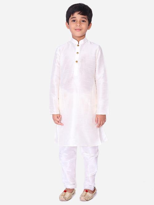silk kurta with pajama set - 17498942 - Very Small Image - 1