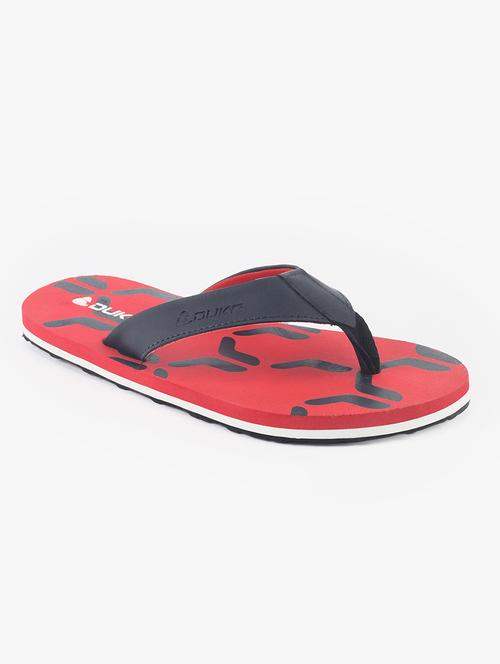 red pu slip on flip flops - 17499160 - Very Small Image - 1