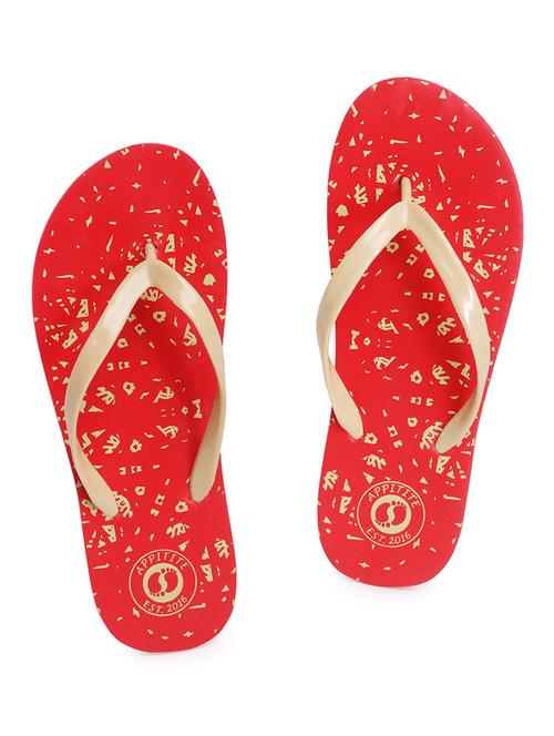red toe separator flip flop - 17499385 - Very Small Image - 1