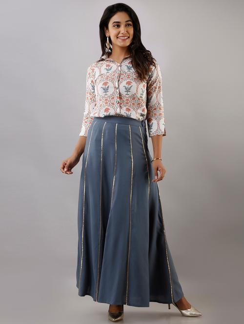 printed skirt top set - 17499447 - Very Small Image - 1