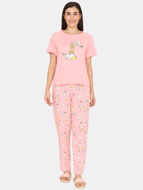 quirky print pyjama nightwear set - 17499491 - Very Small Image - 1