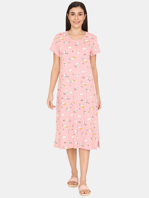round neck quirky sleepshirt - 17500190 - Very Small Image - 1