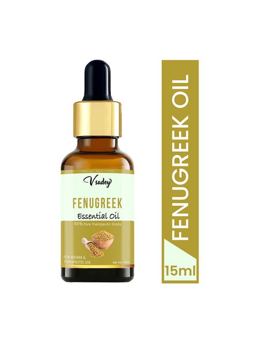 vsadey essential fenugreek seed oil - 15 ml (pack of 1) - 17501570 - Very Small Image - 1