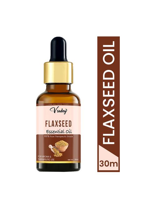 vsadey cold pressed natural flaxseed oil for joints, hair, skin and nails - 30 ml (pack of 1) - 17501574 - Very Small Image - 1