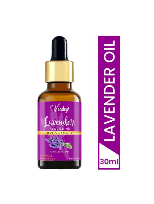 vsadey lavender essential oil steam distilled natural, pure and organic - 30 ml (pack of 1) - 17501592 - Very Small Image - 1