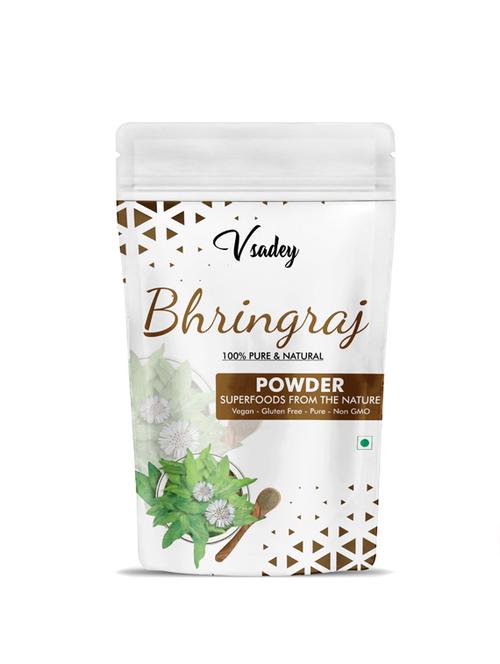 vsadey natural bhringraj powder for hair growth and conditioning - 50g (pack of 1) - 17501784 - Very Small Image - 1