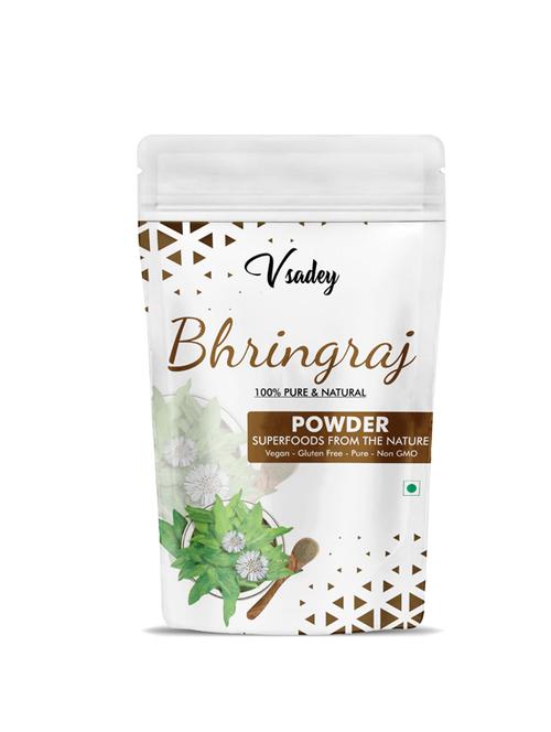 vsadey natural bhringraj powder for skin whitening powder for body, skin, and hair 250gm ( pack of 1) - 17501787 - Very Small Image - 1