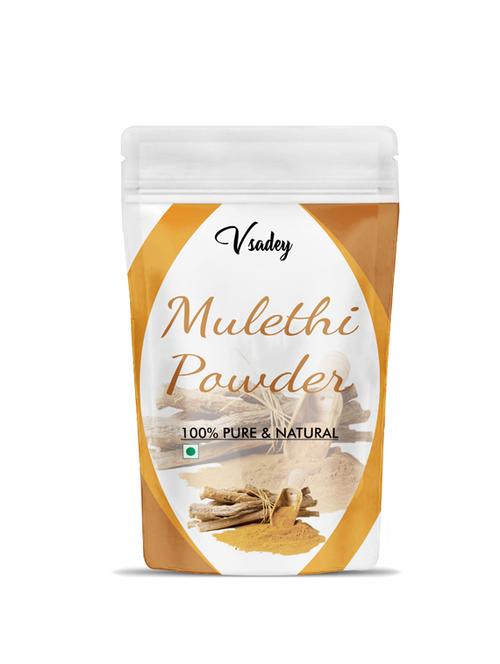 vsadey 100% pure organic mulethi powder licorice for skin whitening 200g (pack of 1) - 17501839 - Very Small Image - 1