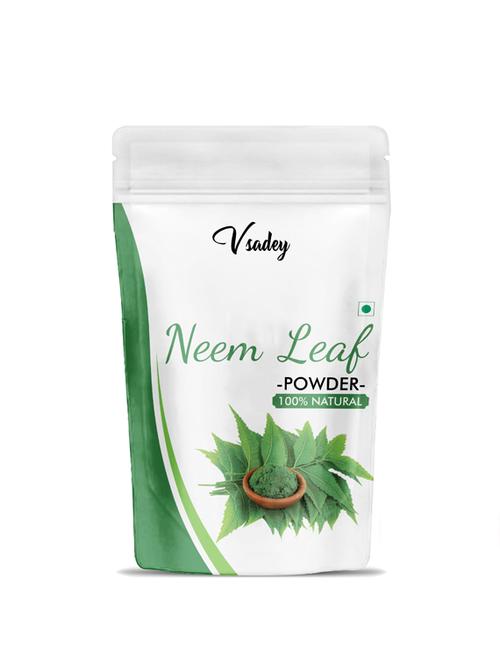 vsadey 100% natural, organic face cleanser neem leaf powder 400g (pack of 1) - 17501852 - Very Small Image - 1