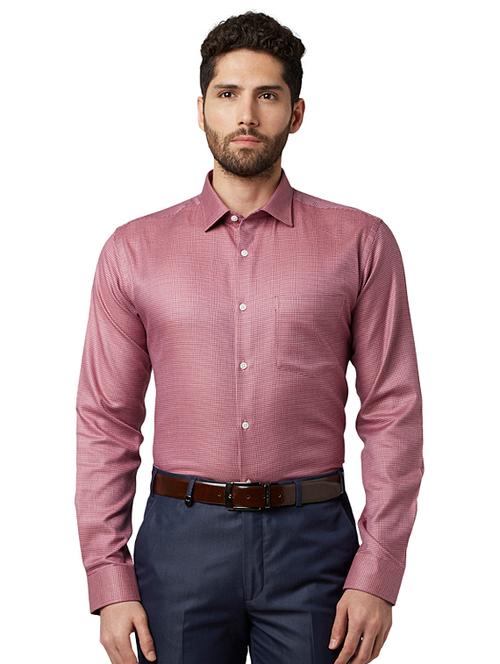 red self design formal shirt - 17502353 - Very Small Image - 1