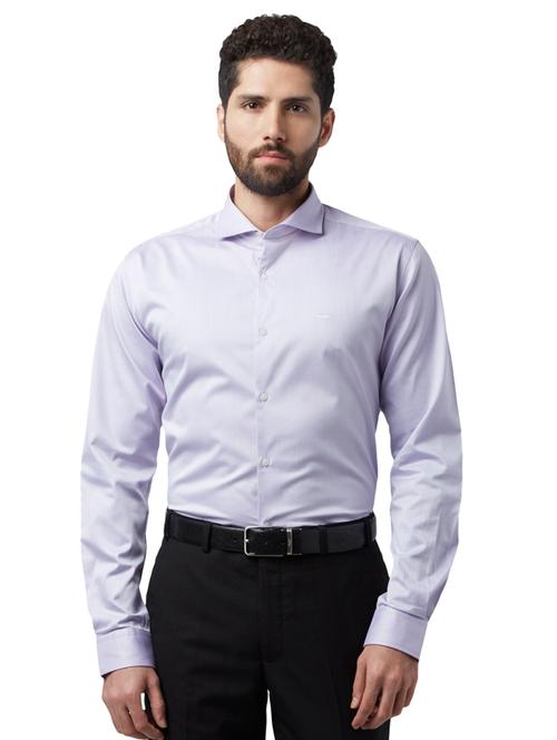 lilac solid formal shirt - 17502495 - Very Small Image - 1