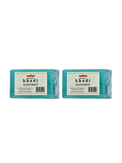 khadi india bestlyfe rainforest soap 125x2 g - 17502525 - Very Small Image - 1