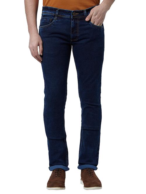 blue solid denim jeans - 17502831 - Very Small Image - 1