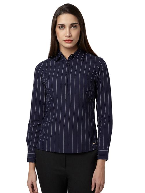 long sleeves striped shirt - 17502927 - Very Small Image - 1