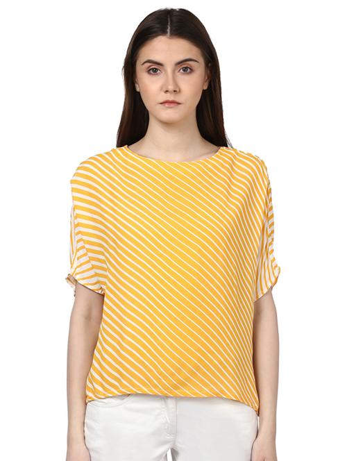 round neck striped top - 17502973 - Very Small Image - 1