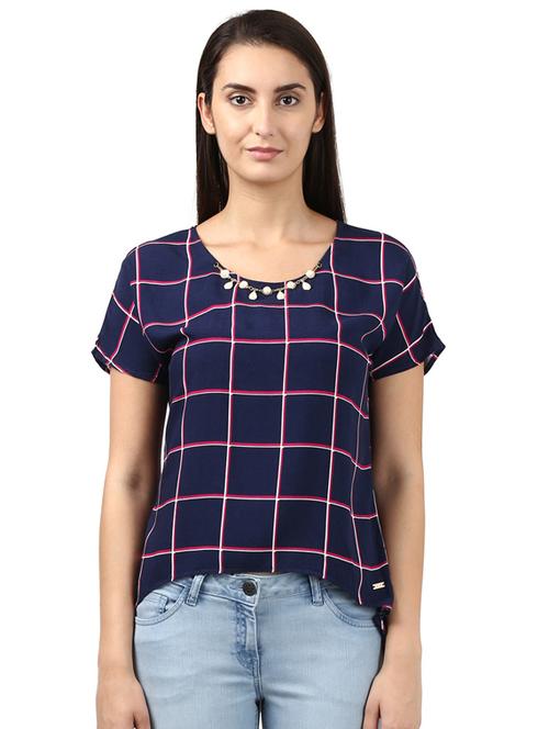 checkered high low top - 17503043 - Very Small Image - 1