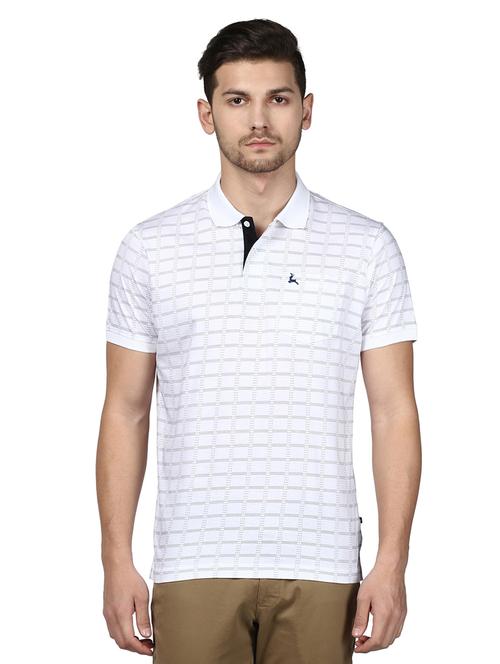 white checkered polo t-shirt - 17503567 - Very Small Image - 1