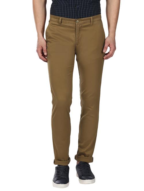 khakis solid flat front casual trouser - 17504429 - Very Small Image - 1