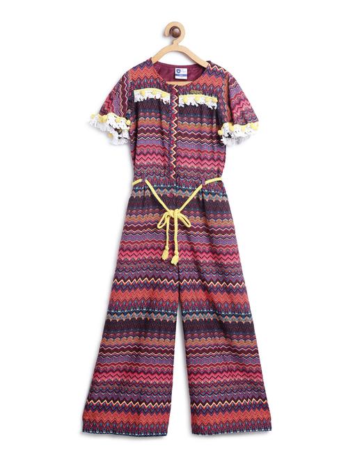 red cotton blend frock - 17505015 - Very Small Image - 1