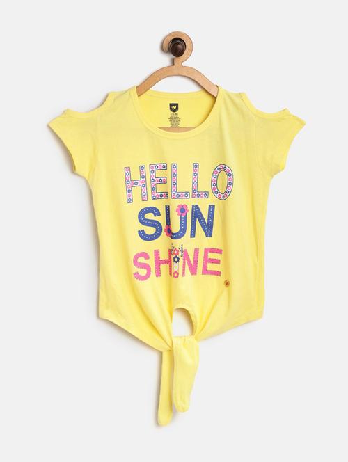 yellow cotton top - 17505421 - Very Small Image - 1