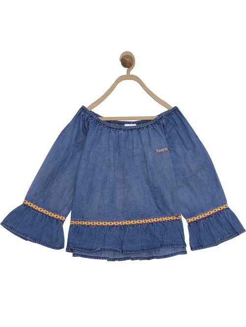 blue cotton top - 17505423 - Very Small Image - 1