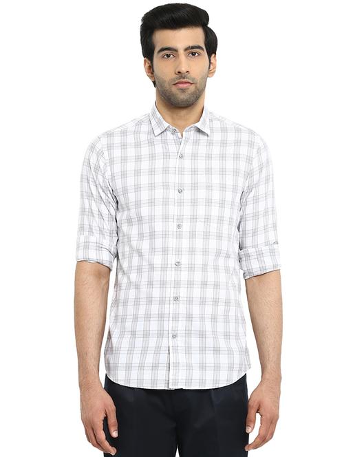 white checkered casual shirt - 17506365 - Very Small Image - 1