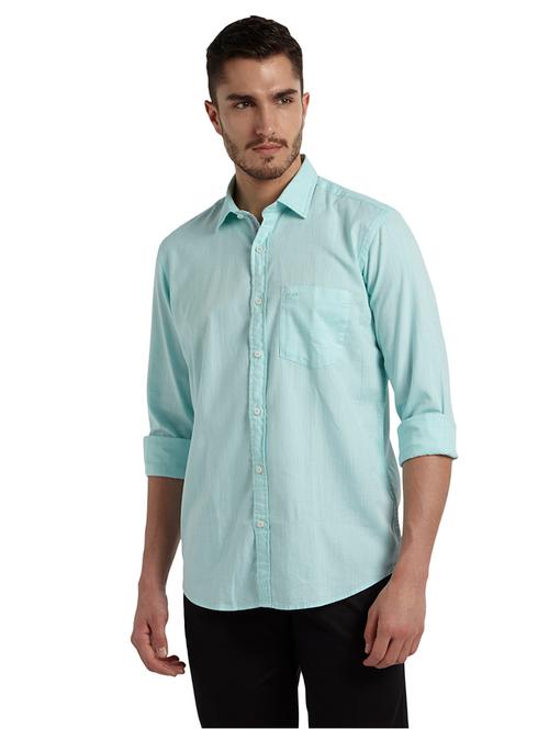 green self design casual shirt - 17506400 - Very Small Image - 1