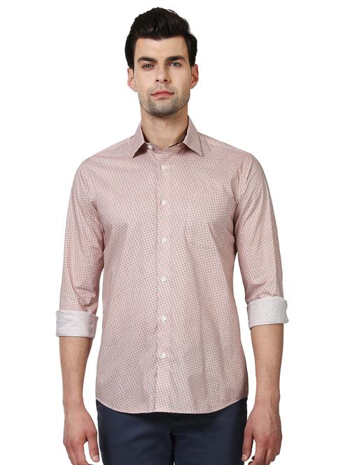 orange printed casual shirt - 17506696 - Very Small Image - 1