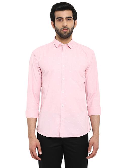 pink solid casual shirt - 17506831 - Very Small Image - 1