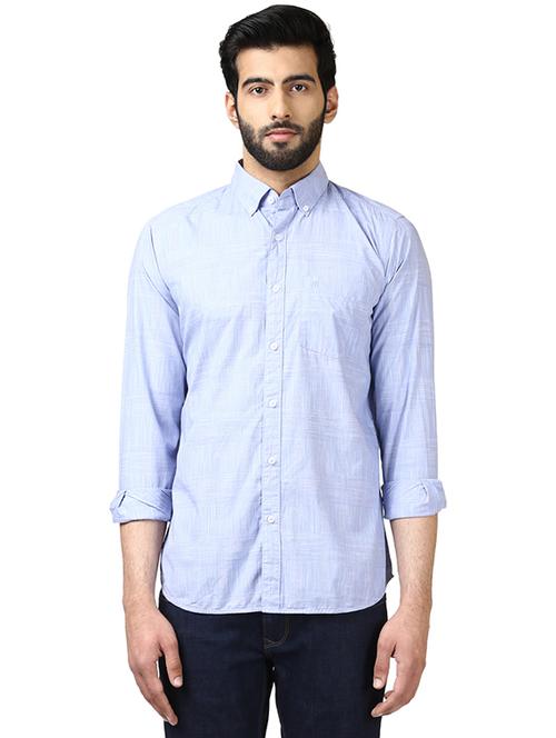 light blue checkered casual shirt - 17506898 - Very Small Image - 1