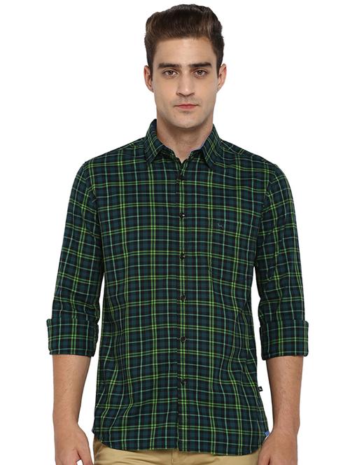 green checkered casual shirt - 17507335 - Very Small Image - 1