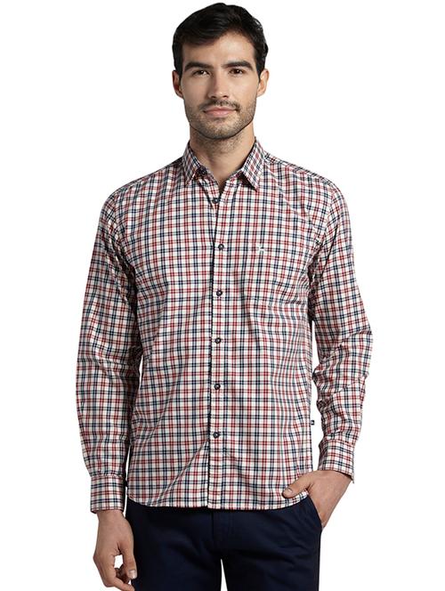 red checkered casual shirt - 17507565 - Very Small Image - 1