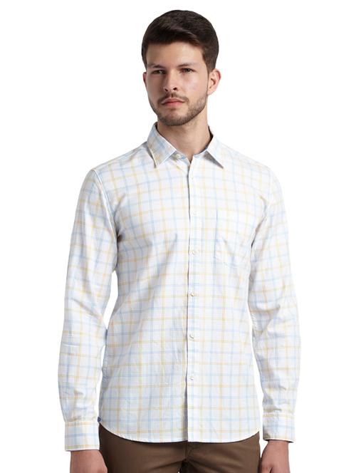 white checkered casual shirt - 17507571 - Very Small Image - 1