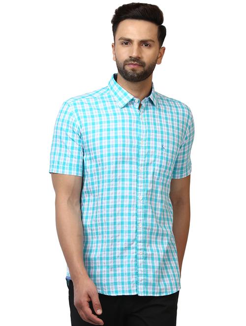 green checkered casual shirt - 17507663 - Very Small Image - 1