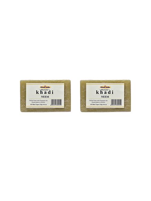 khadi india bestlyfe neem soap 125x2 g - 17507758 - Very Small Image - 1