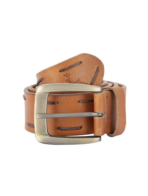 khaki leather belt - 17507888 - Very Small Image - 1
