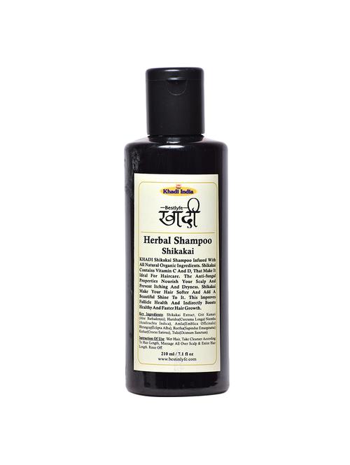 khadi india bestlyfe shikakai shampoo 210x1 ml - 17508183 - Very Small Image - 1