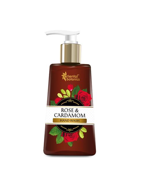 oriental botanics rose & cardamom hand wash, 250ml - with neem, shea butter - 17508494 - Very Small Image - 1