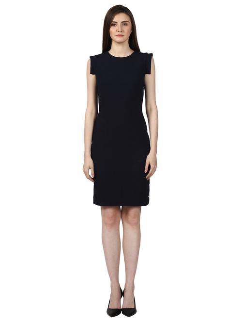 round neck sheath dress - 17508510 - Very Small Image - 1