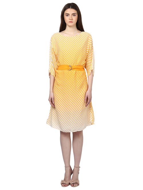 ombre striped a-line dress - 17508515 - Very Small Image - 1