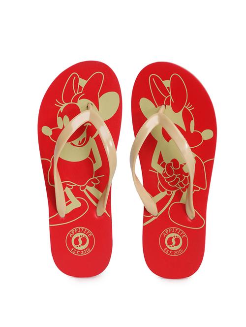 red toe separator flip flop - 17509154 - Very Small Image - 1