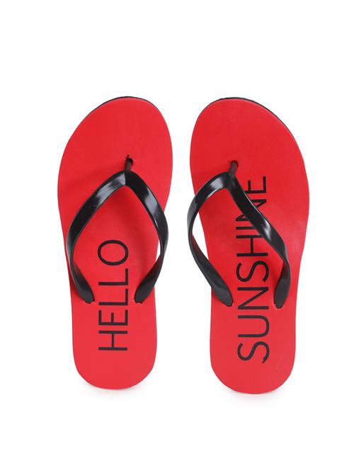 red toe separator flip flop - 17509169 - Very Small Image - 1
