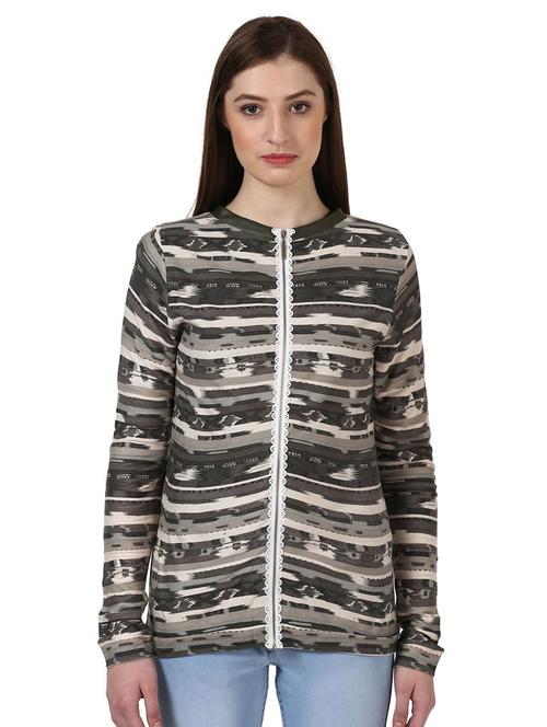 zip up regular jacket - 17509250 - Very Small Image - 1