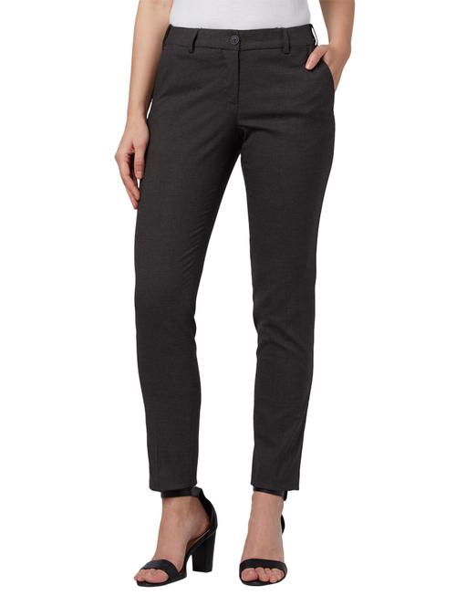 mid rise flat front trouser - 17509594 - Very Small Image - 1